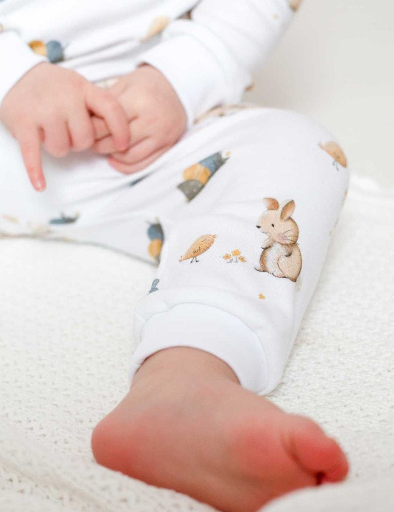 Cozy Easter Bunny Bamboo & Organic Cotton Two-Piece Set Long Sleeve Pyjamas - Cozy Crew Club