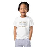 Young THREE & Wild 3rd Birthday T-Shirt Personalised