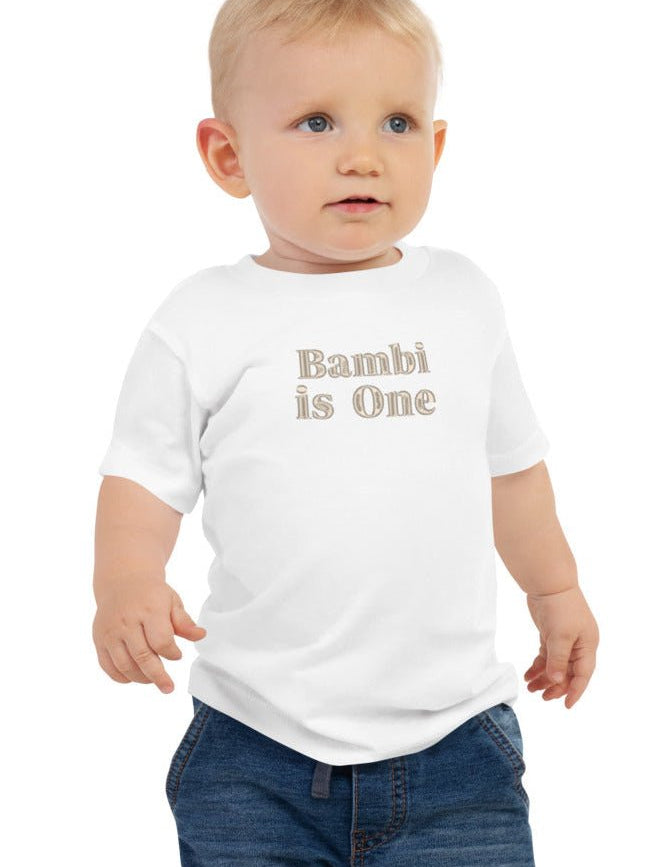 Turns One 1st Birthday T-Shirt Personalised Name - Cozy Crew Club