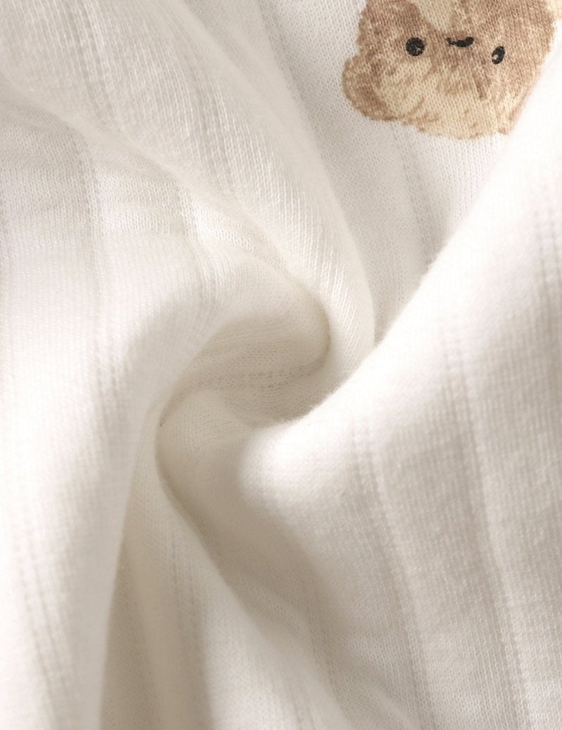 The Charming Bear Boucle Wrap Baby Grow Romper - Cozy Crew Club