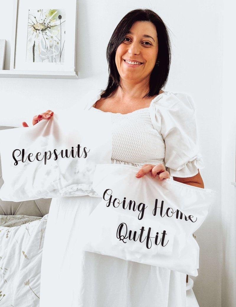 Maternity Bag Organizers x14 | Zip Lock Reusable Bags Set | Baby Shower Essentials - Cozy Crew Club
