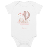 Personalisierter Name Hase Heißluftballon Body