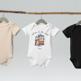 Willkommen in der Welt, London Town (personalisierter Namens-Bodysuit)