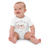 Willkommen auf der Welt der Ballerinas (personalisierter Namens-Bodysuit)