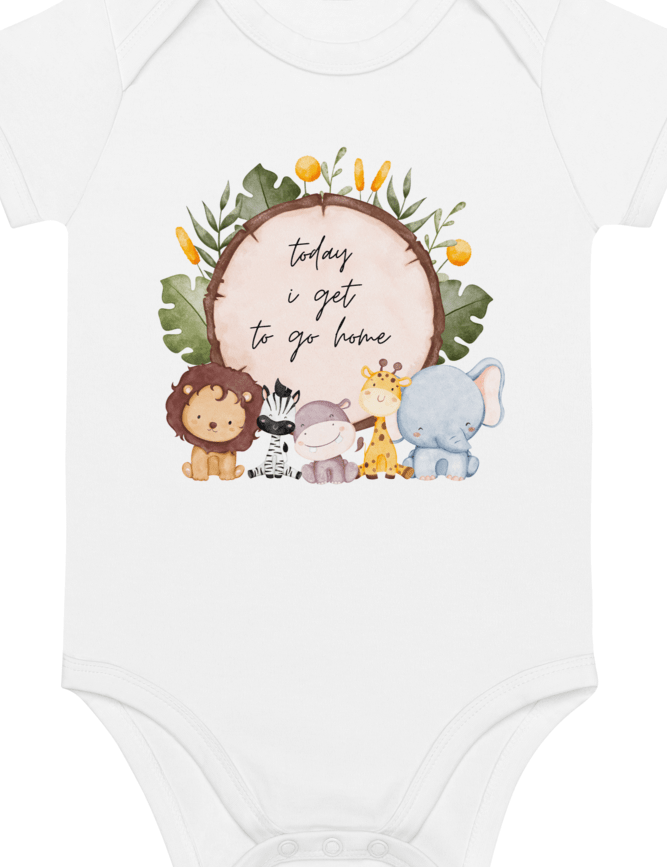 Today I Get To Go Home Safari Drum (Bodysuit) - Cozy Crew Club