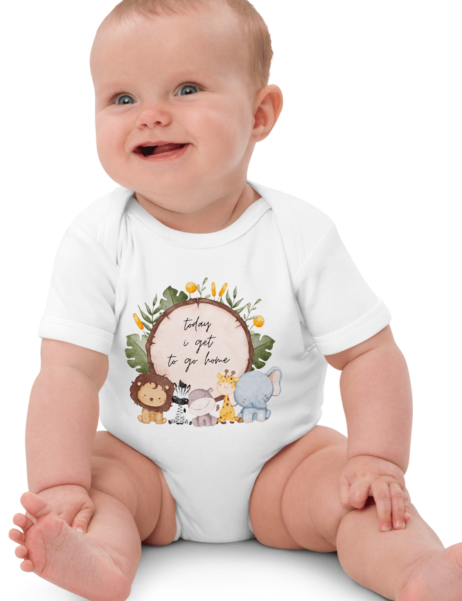 Today I Get To Go Home Safari Drum (Bodysuit) - Cozy Crew Club