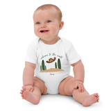 Willkommen auf der Welt – Länderthema (personalisierter Namens-Bodysuit)