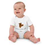 Bienvenue dans le monde (Body personnalisé avec nom d'ours)