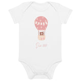 Body pour bébé fille avec ours en montgolfière