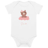 Bear On A Cloud Baby Girl Due Bodysuit