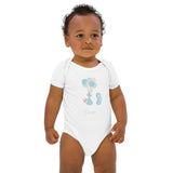 Baby With Balloons Baby Boy Due Bodysuit