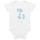 Baby With Balloons Baby Boy Due Bodysuit
