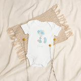 Baby With Balloons Baby Boy Due Bodysuit