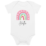 Personalised Christmas Rainbow Bodysuit