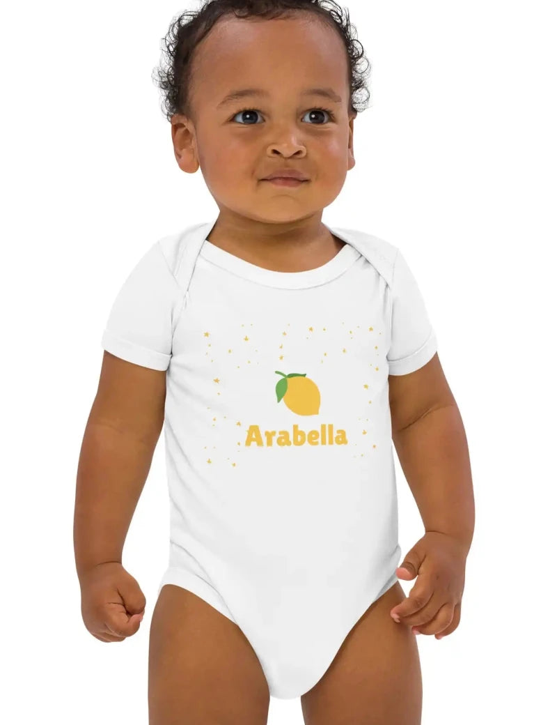 Lemon Personalised Bodysuit - Cozy Crew Club