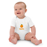 Orange Personalised Bodysuit