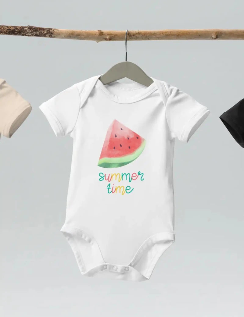 Watermelon Summertime Bodysuit - Cozy Crew Club