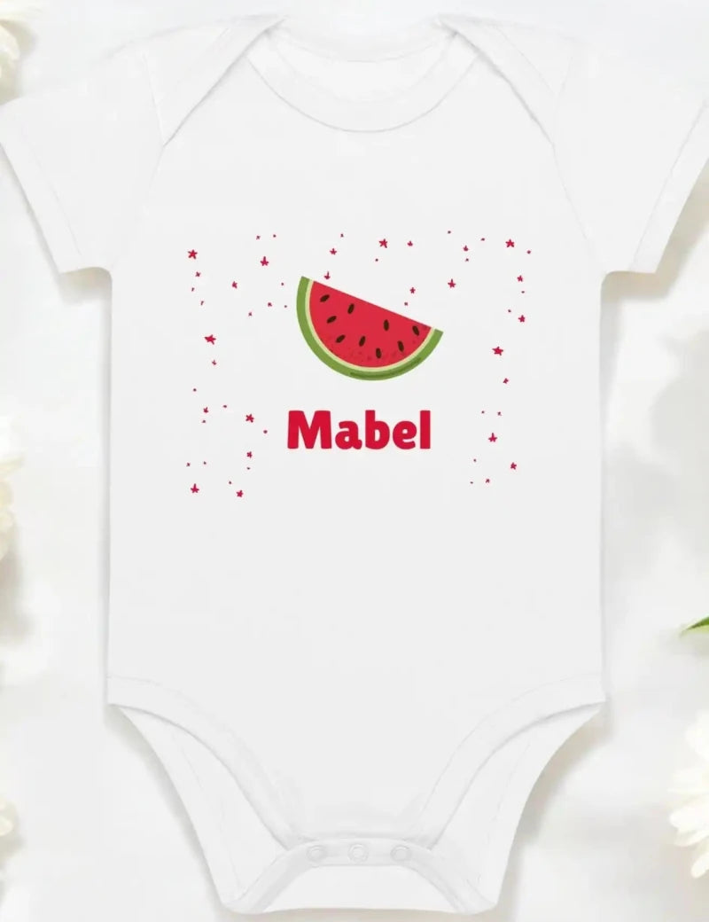 Watermelon Personalised Bodysuit - Cozy Crew Club