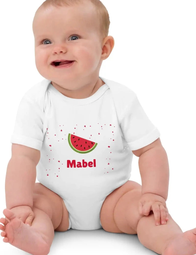 Watermelon Personalised Bodysuit - Cozy Crew Club