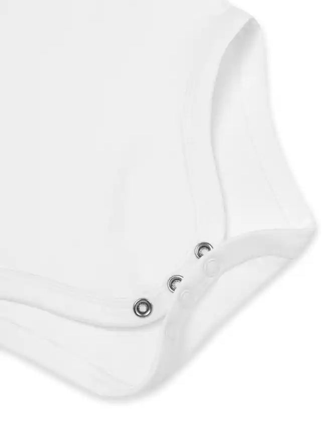 Hello World Bodysuit White 100% Cotton - Cozy Crew Club