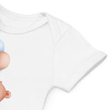 Personalisierter Name Bär Blauer Ballon Body