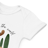 Willkommen auf der Welt – Länderthema (personalisierter Namens-Bodysuit)