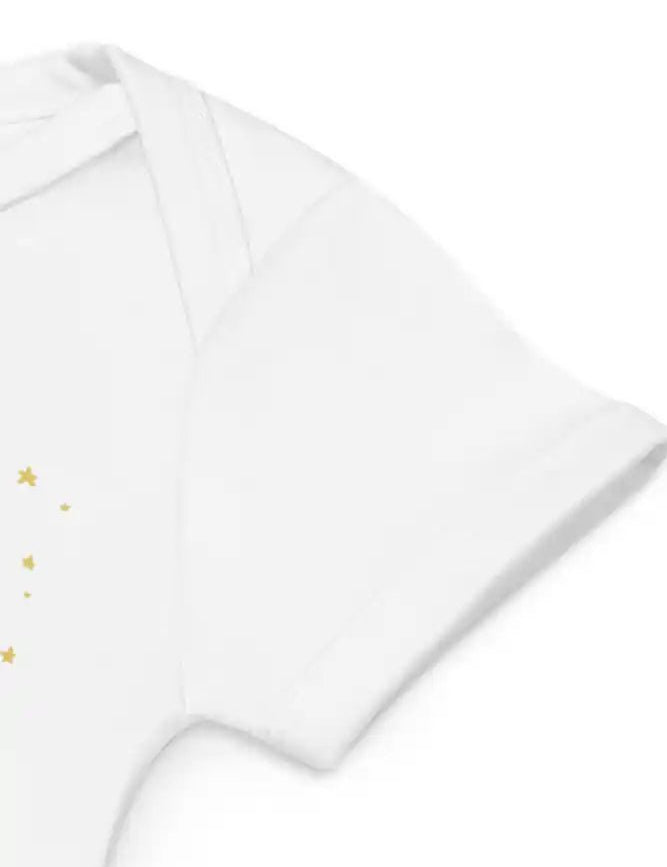 Hello World Bodysuit White 100% Cotton - Cozy Crew Club