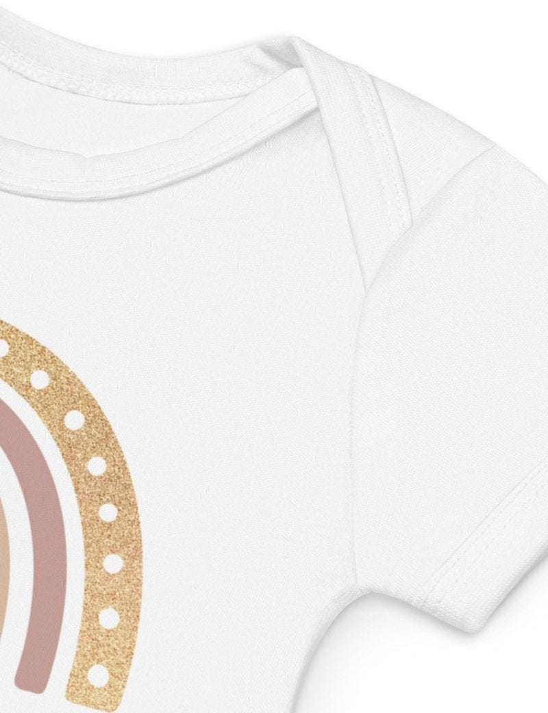 Neutral Heart Rainbow Baby Due Bodysuit - Cozy Crew Club