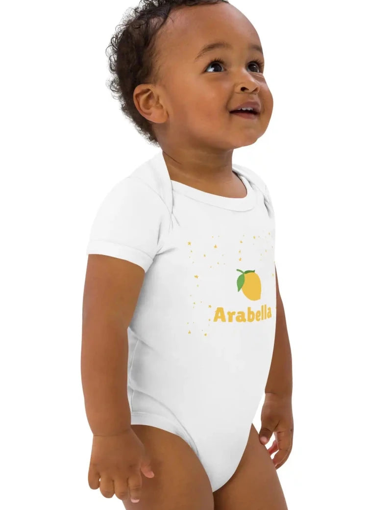 Lemon Personalised Bodysuit - Cozy Crew Club