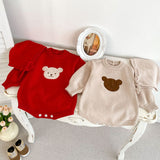 Winter Bear Knitted Bodysuit