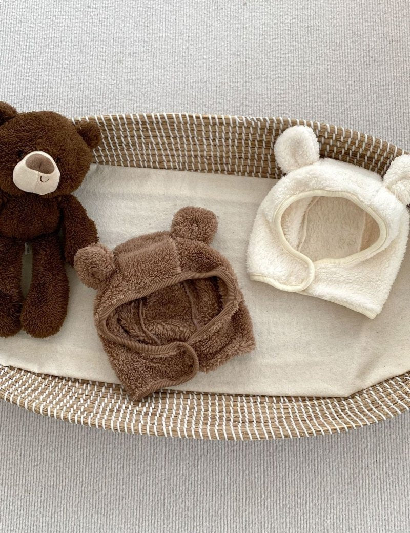 The Love Fur Bear Knitted Hooded Pramsuit - Cozy Crew Club