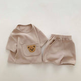 Waffle Bear 2 Piece T-Shirt & Shorts Set