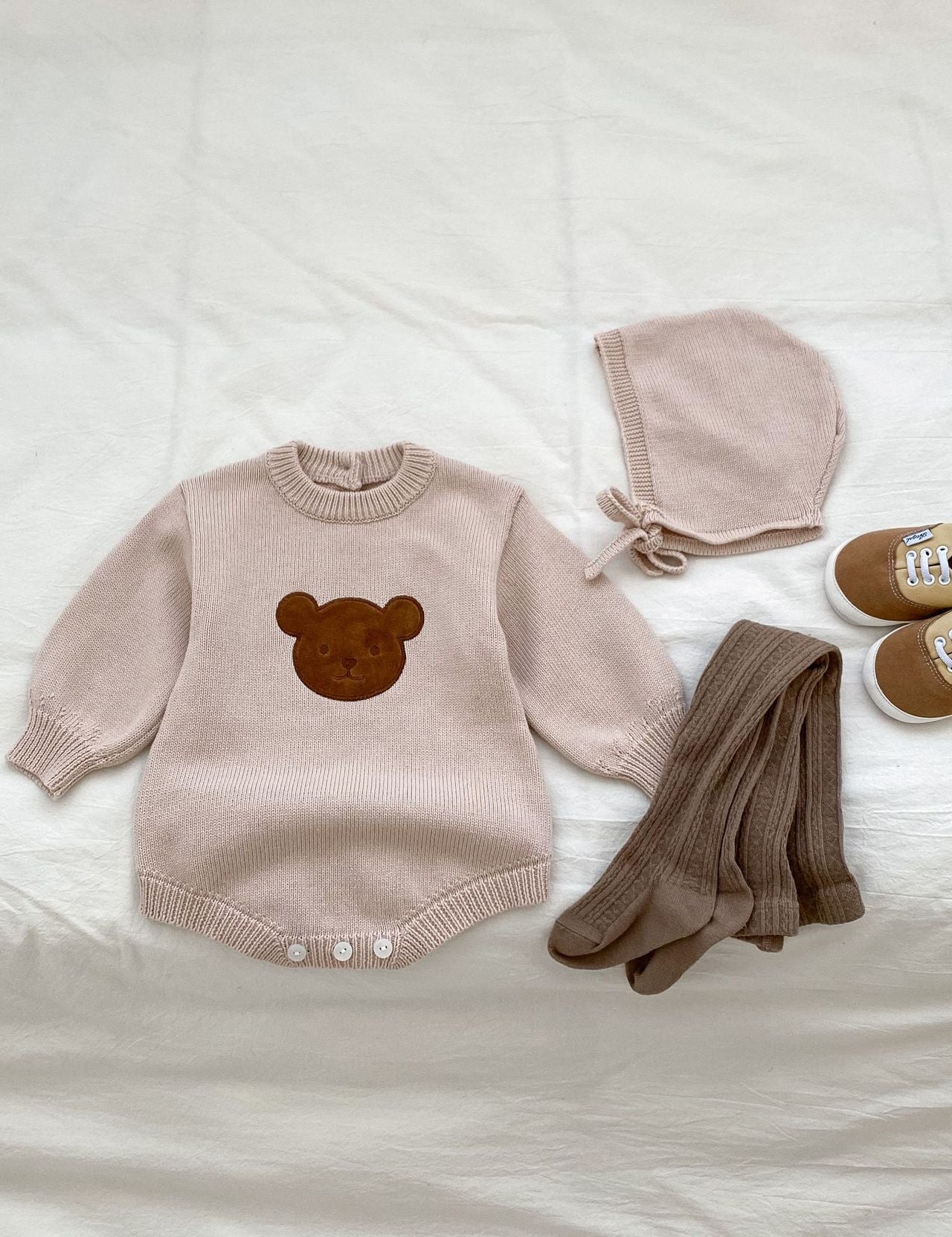 Winter Bear Knitted Bodysuit
