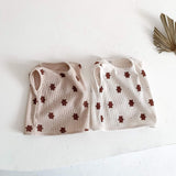 2-teiliges Set aus T-Shirt und Shorts mit süßem Bären-Motiv