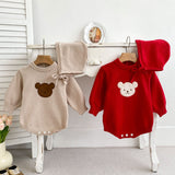 Winter Bear Knitted Bodysuit