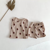 2-teiliges Set aus T-Shirt und Shorts mit süßem Bären-Motiv
