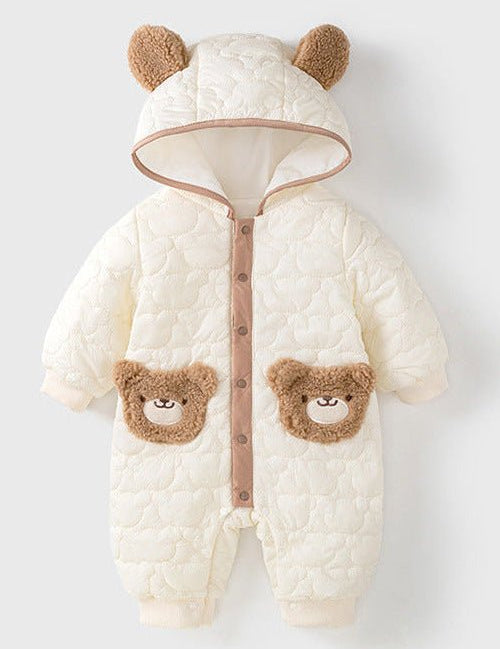 The Friendly Bear Puffer Suit Winter - Cozy Crew Club