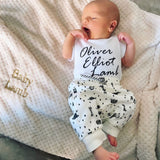 Cocole (Beige) Personalised Microfibre Soft Baby Blanket