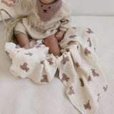 La couverture en mousseline de l'ours
