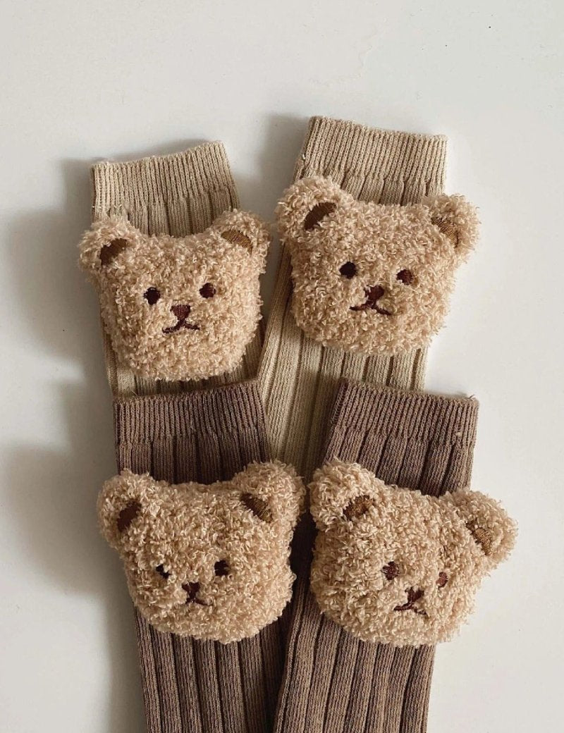 The Bear Knee Socks - Cozy Crew Club