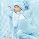 Cocole (Blau) Personalisierte weiche Mikrofaser-Babydecke