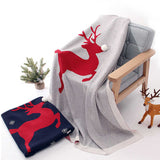Rudolph Christmas Crotchet Baby Blanket