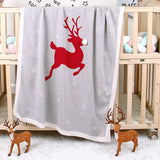 Rudolph Christmas Crotchet Baby Blanket