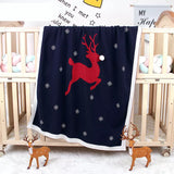 Rudolph Christmas Crotchet Baby Blanket