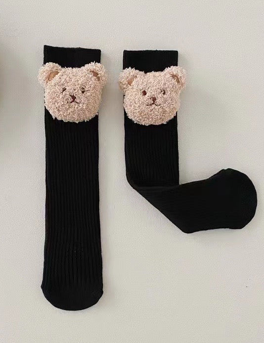 The Bear Knee Socks - Cozy Crew Club