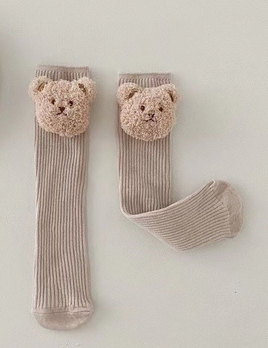 The Bear Knee Socks - Cozy Crew Club