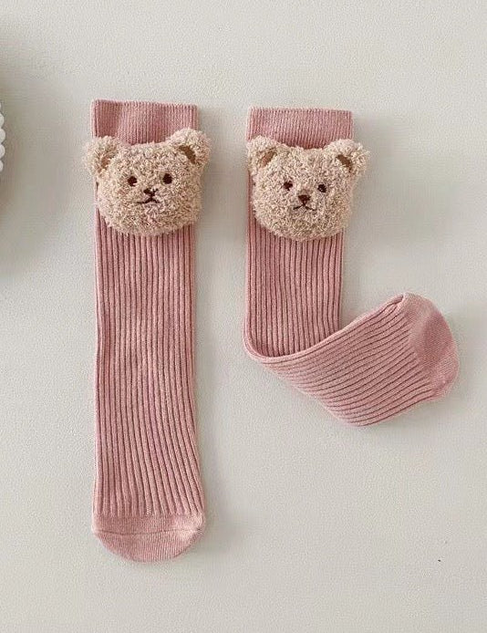The Bear Knee Socks - Cozy Crew Club