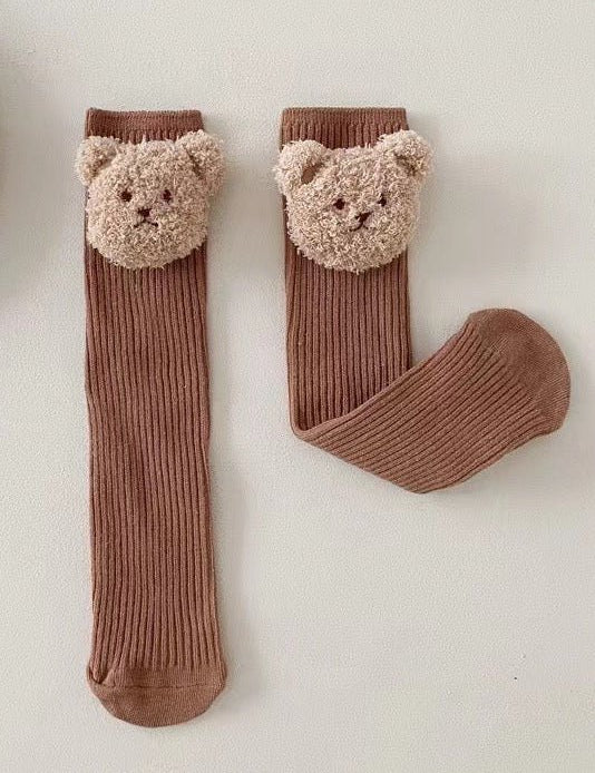 The Bear Knee Socks - Cozy Crew Club