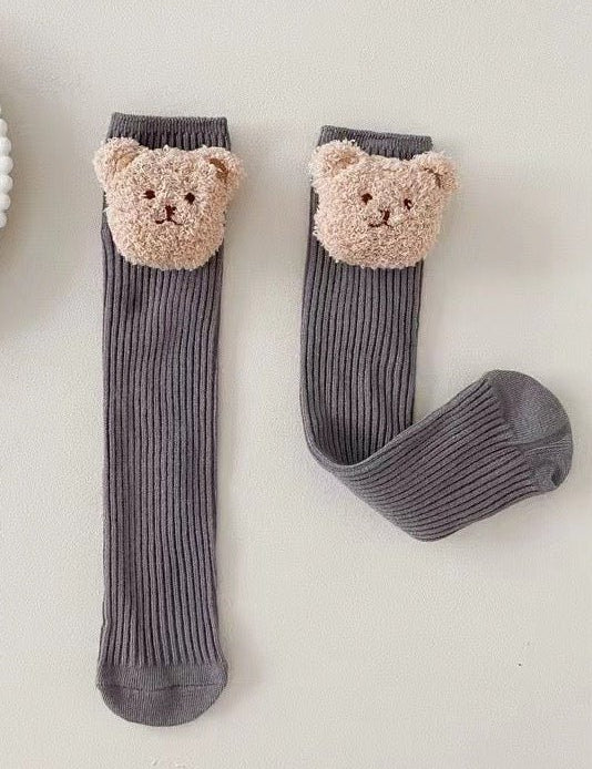 The Bear Knee Socks - Cozy Crew Club