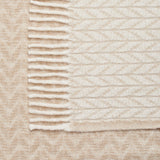 Mora Interior Eco (Champagne Plaid) Soft Cotton Sofa Throw Blanket